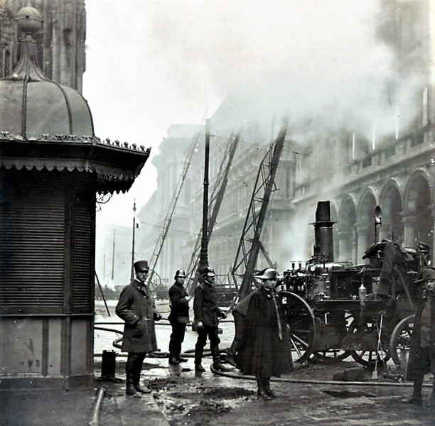 Incendio alla Rinascente 1918