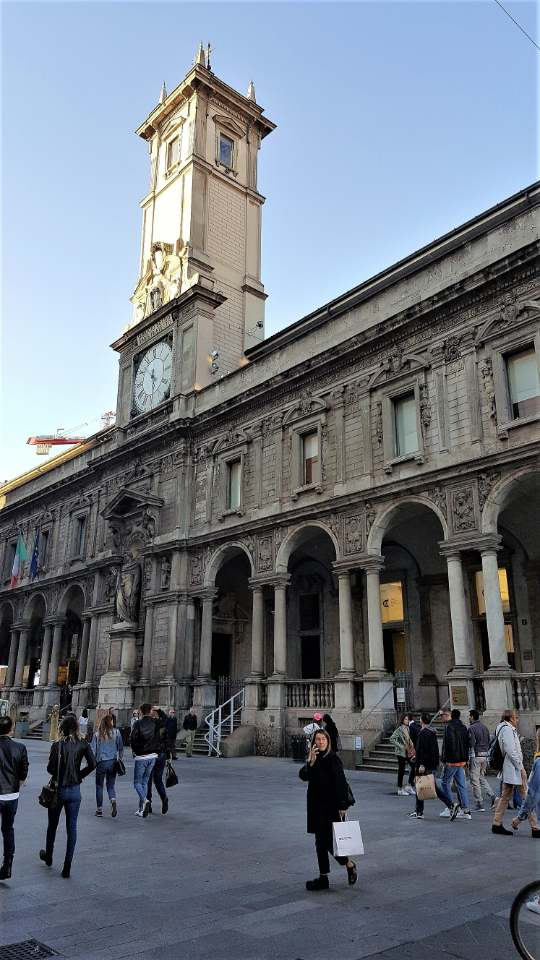 La Torre Civica inglobata nel Palazzo dei Giureconsulti