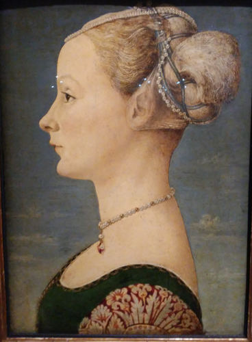 Dama del Pollaiolo (1470-72) simbolo del museo lo del Museo Poldi Pezzoli