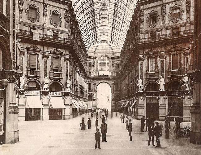 La Galleria tra il 1877 e il 1879