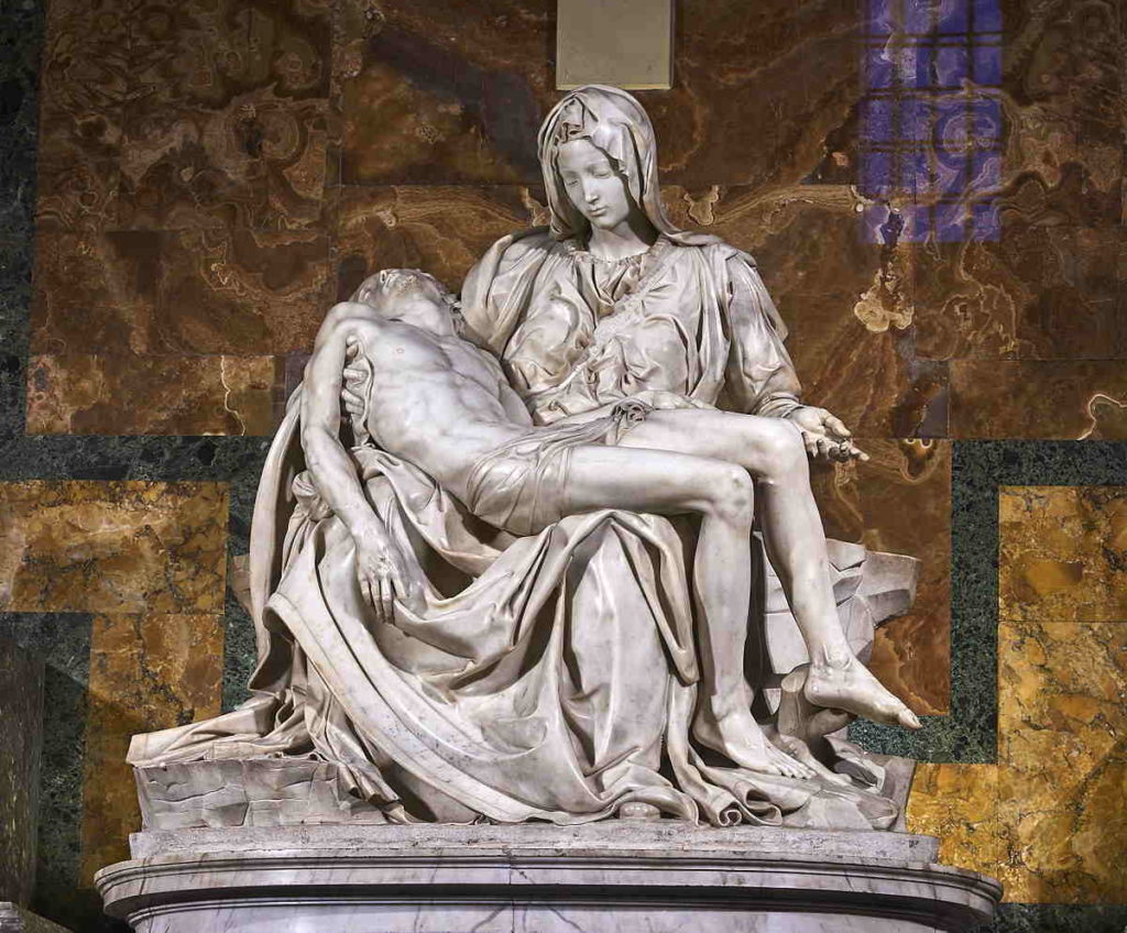 La Pietà di Michelangelo (San Pietro -Roma)