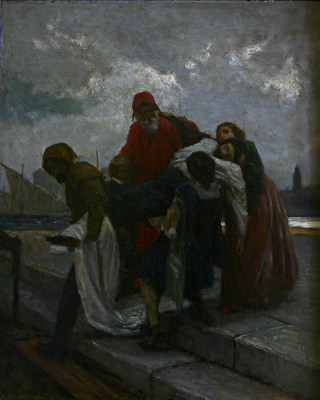 I Foscari - Domenico Morelli Olio su tavola, 1857