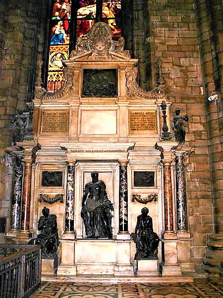 il monumento funebre a Gian Giacomo Medici