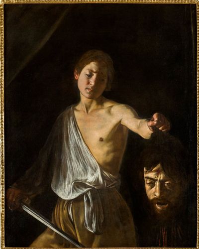 David con la testa di Golia, 1609-1609 (?), Galleria Borghese, Roma. Olio su tela, cm 125x100