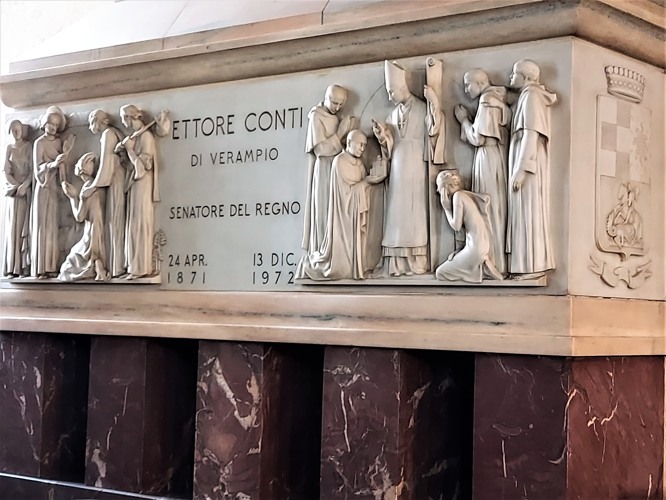 Cenotafio di Ettore Conti (opera di Francesco Wildt)