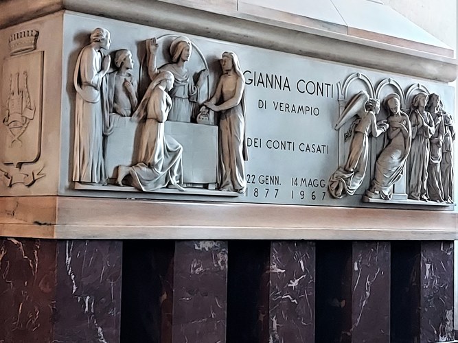 Cenotafio di Gianna Casati Conti (opera di Francesco Wildt)