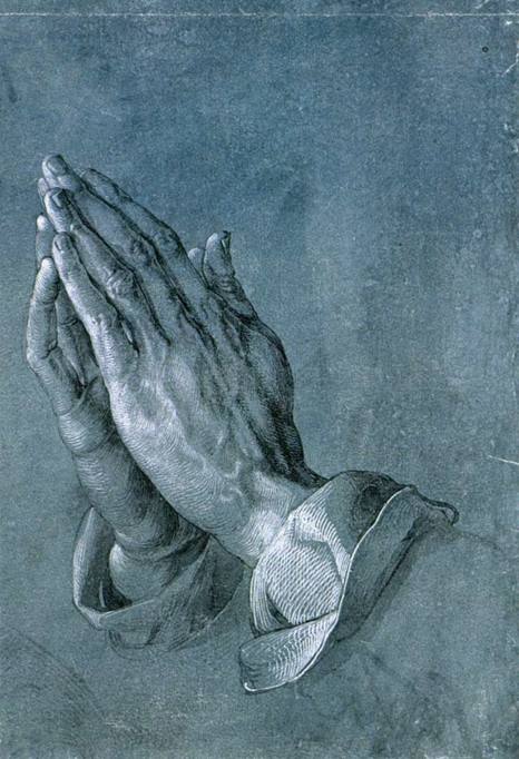 Albert Dürer, Mani in preghiera,